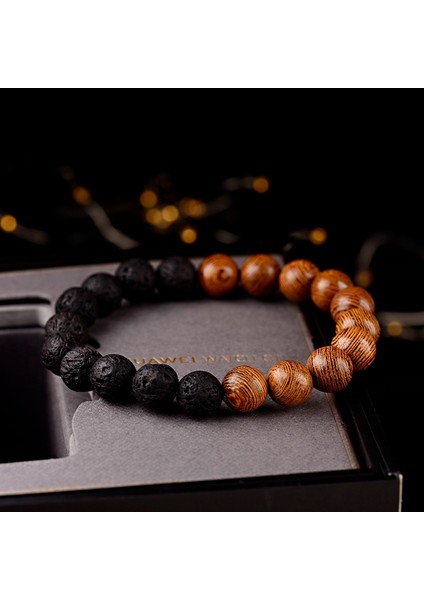 No.4 Boyutu Oıqueı Doğal Ahşap Boncuklu Yoga Bileklik Erkek Elastik Budist Dua Buddha Bilezikler & Bilezikler Takı Pulsera Hombre (Yurt Dışından) fırsatları