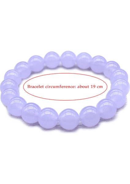 Boncuklar 8mm Tarzı SL-00100 Doğal Taş Mor Yeşil Boncuk Bilezik Vintage Şans Yuvarlak Zincir Boncuk Bilezik Kadınlar Için Takı Arkadaş Hediyesi (Yurt Dışından)