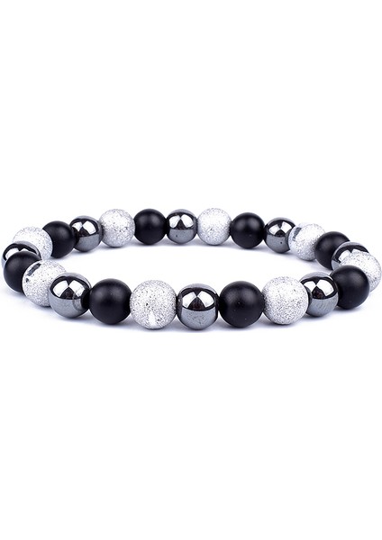 10 mm Tarzı No.12 Boyutu Doğal Kaplan Gözü Obsidyen Hematit Boncuk Bilezik Erkekler Manyetik Sağlık Koruma Denge Bilezik Kadınlar Iyileştirme Ruh Takı (Yurt Dışından)