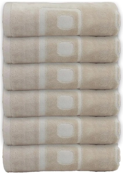 Vega Kahve Havlu 6'lı 50X90 cm