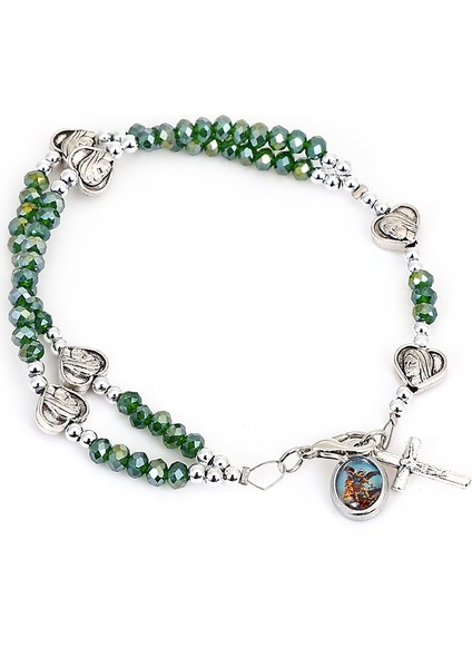 20CM Tarzı SL-51LU Isa Bileklik Takıları Meryem Çaprazı Zarif Rastgele Resim Hristiyan Malzemeleri Hediyeler Tespih Bilezik (Yurt Dışından)