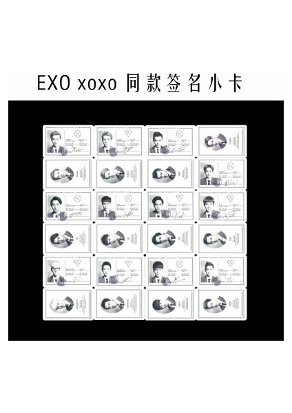 Xoxo Kpop Exo Mama Aynı Fotoğraf Kartları Xoxo Lucky One Isim Imzaları Lomo Kartları Monster Universe Cbx Power War Tempo Premium Fotoğraflar (Yurt Dışından)