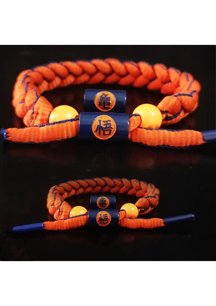 No.6 Boyutu Anime Son Goku Kakarotto Vegeta Shenron Örgü Takı Taklidi Bilezik Takı Aksesuarları (Yurt Dışından)