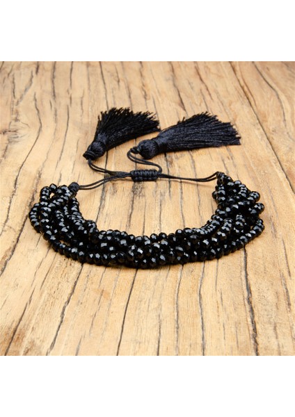 Şeffaf Gri Oaııte Miyuki Püsküllü Bilezik Kadınlar Için Katmanlı Kristal Boncuklu Bileklik Pulseras Femme Ayarlanabilir Boho Mücevher Dropship (Yurt Dışından) modelleri