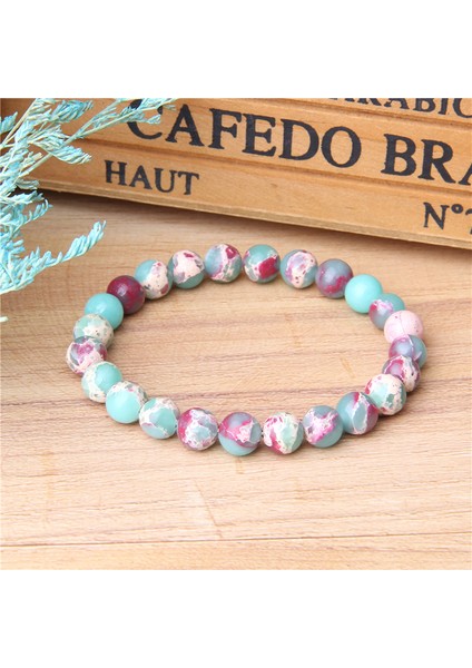 17CM Tarzı Oniks Yüksek Doğal Yosun Akik Boncuklu Bilezik Moda Yeşil Taşlı Enerji Denge Bileziği Takı Kadın Erkek Hediye (Yurt Dışından) indirimleri