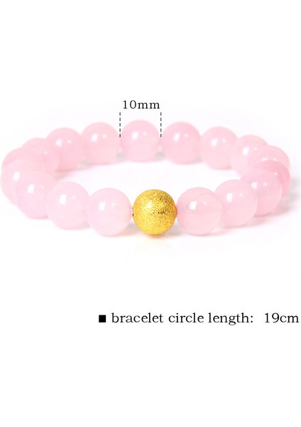 21CM Tarzı 39 Gül Kuvars Doğal Howlite Gül Kuvarsı Kristal Aytaşı Bileklik Kadınlar Için Çakralar Boncuklu Bilezik Kadınlar Için Yoga Enerjisi Takı Браслет (Yurt Dışından)