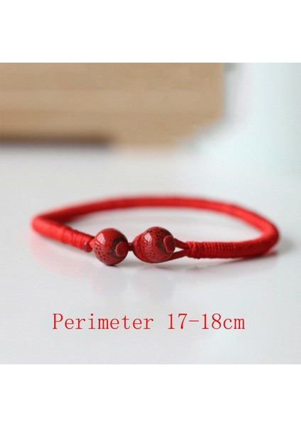 E El Yapımı Örgülü Halat Bileklik Pixiu Şans Bilekliği Kadın Erkek Lucy Zenginlik Siyah Kırmızı Renk Bilezik Doğum Günü Hediyesi (Yurt Dışından)