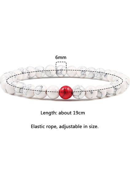 Stil 8 Doğal Taş Boncuk Bilezik Erkek Turkuaz Bilezik Kadın Boncuklar Yaratıcı Hediye Sevgililer Için En Iyi Arkadaş Pulsera Mujer (Yurt Dışından) fırsatları