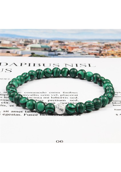 Stil 8 Doğal Taş Boncuk Bilezik Erkek Turkuaz Bilezik Kadın Boncuklar Yaratıcı Hediye Sevgililer Için En Iyi Arkadaş Pulsera Mujer (Yurt Dışından) indirimleri