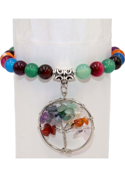 Siyah Tabanca Kaplama Doğal Taş Hayat Ağacı Bileklik Erkek Kadın Lapis Lazuli Ametist Akik Kaplan Gözü Kedi Gözü Taş Boncuk Yoga Bileziği Mücevher (Yurt Dışından) fiyatları