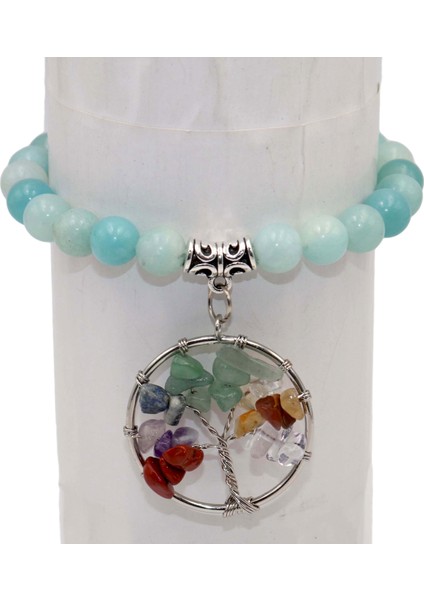 Siyah Tabanca Kaplama Doğal Taş Hayat Ağacı Bileklik Erkek Kadın Lapis Lazuli Ametist Akik Kaplan Gözü Kedi Gözü Taş Boncuk Yoga Bileziği Mücevher (Yurt Dışından) indirimleri