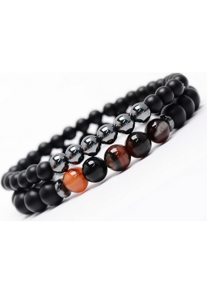AA703-2 Doğal Kare Taş Çift Bileklik Seti Vintage 7 Çakra Boncuklu Zincir Bilezik Sevgili Yoga Buddha Takı Hediye (Yurt Dışından) indirimleri