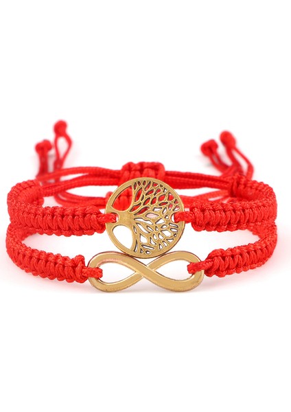 Stil 7 Kırmızı Siyah Hayat Ağacı Iplik Bileklik Erkek El Dokuması Örme Ayarlanabilir Tibetli Budist Bilezik Kadın Sevgili Takı Hediye (Yurt Dışından) fırsatları