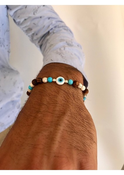 A1 Nazara Karşı Koruma Bilezik, Erkek Bileziği, Nazar Boncuğu, Koruma Bileziği (Yurt Dışından)