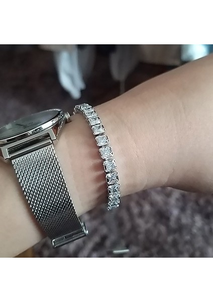 4X4MM DZH039 Kadınlar Için Çeşitli Boyutlarda Tenis Bileziği Berrak Zirkon Ayarlanabilir Düğün Noel Mücevher Takı DZH007 (Yurt Dışından) fırsatları