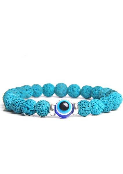 17CM Tarzı Lav Taşı 1 Doğal Taş Bileklikler Erkek El Yapımı Lav Taşı Difüzör Bileklikler Kadın Erkek Takı Pulseras Homme (Yurt Dışından) indirimleri