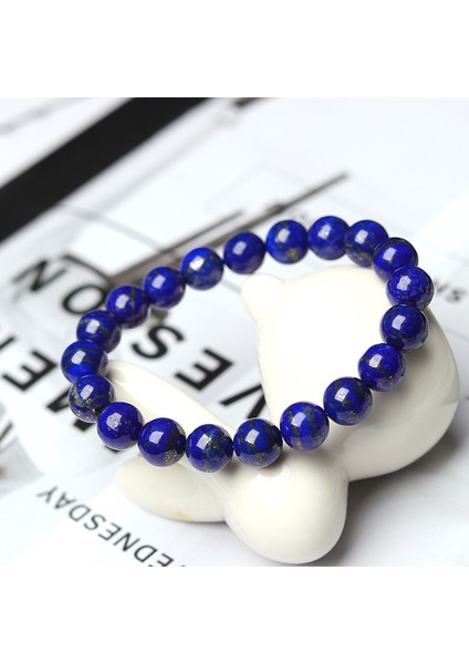 21CM Tarzı No.13 Boyutu Lapis Lazuli Bileklik Erkek Doğal Şifa Enerjisi Lazuli Bilezik Cilalı 8mm Lazurit Boncuk Bilezik Kadın Takı Hediye (Yurt Dışından) modelleri