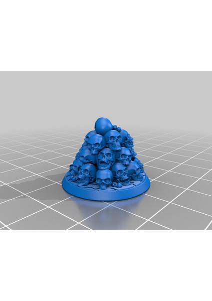 28MM Kuru Kafa Yığını - Iskelet Undead Süsleme ve Oyun Işaretleyici THN5611186