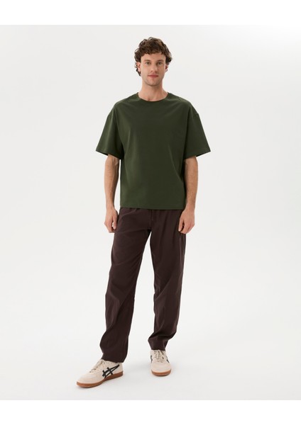 Kahverengi Erkek Basic Pantolon