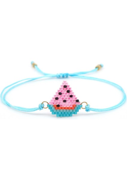 MI-B190428A GO2BOHO Miyuki Bileklik Çocuk Hediyesi Boho Yaz Plaj Bilezikleri Kadın Pulseras Kaplumbağa Takı Karpuz Çocuk Takı (Yurt Dışından)