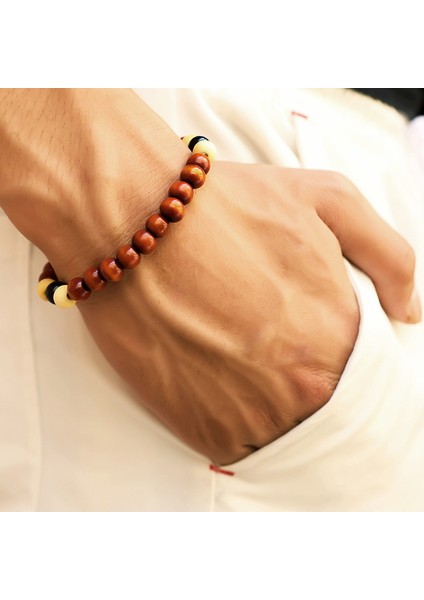 21CM Tarzı No.16 Boyutu Erkekler Için Lava Difüzör Bilezik Doğal Ay Taşı Boncuklu Tibet Buddha Bileklik Volkanik Taş Çakra Bilezik Erkek Takı Hediye (Yurt Dışından)