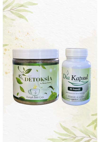 Çay 60 GÜNLÜK & 45 ADET Kapsül 2Li Set