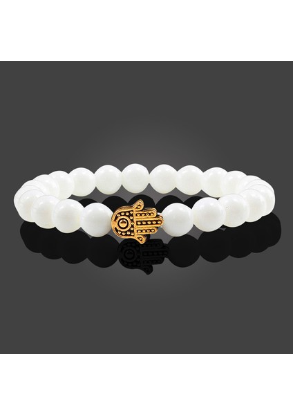 Kızıl Altın Erkekler Için Şans Taşları Doğal Volkanik Taş Bilezik Bayanlar Yoga Dua Takı Altın Sevimli El Bileziği (Yurt Dışından) indirimleri