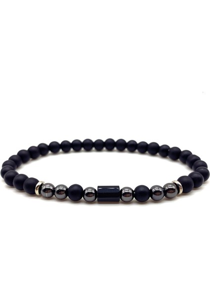 1 Mat 2020 Yeni Moda Bileklik Erkekler Basit Lüks Geometrik Sütun Taş Boncuklu El Yapımı Bilezikler Erkek Takılar Erkek (Yurt Dışından)