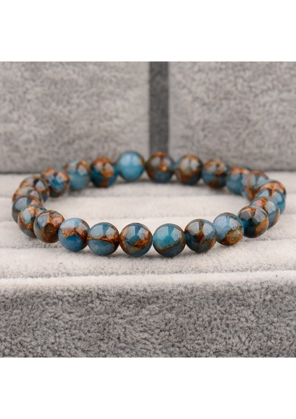 No.44 Beden 2020 Yeni Yaz Stili Doğal Taş Boncuk Bilezik Aventurin Kaplan Gözü Boncuklu Esnek Bilezik Kadın Erkek AB176 (Yurt Dışından) fırsatları