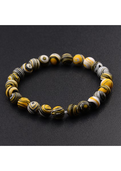 ABK046-1 Renkli Çakra Taşı Boncuklu Kadın Bilekliği 8mm Şans Erkek Ettretch Bilezikler Moda Takı AB176 (Yurt Dışından) fırsatları