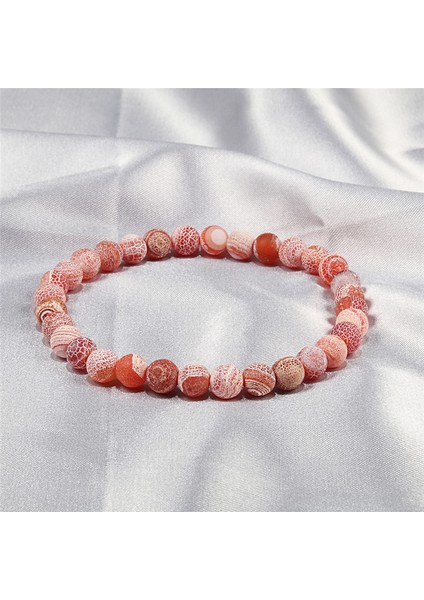 Siyah Yıpranmış Kadın Erkek Için Doğal Taş Boncuklu Lastikli Çakra Bileklik Şans Kolye Dua Takı Bileklik Pulseras (Yurt Dışından)