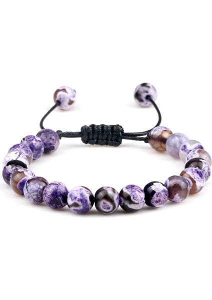 Tip 5 8mm Erkek Kadın Ateş Akik Oniks Boncuk Bileklik Kolye Şifa Doğal Taş Çakra Dua Şans Buddha Ayarlanabilir Takı Hediye (Yurt Dışından) fiyatları