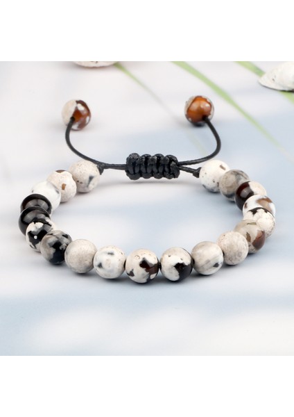 Tip 5 8mm Erkek Kadın Ateş Akik Oniks Boncuk Bileklik Kolye Şifa Doğal Taş Çakra Dua Şans Buddha Ayarlanabilir Takı Hediye (Yurt Dışından) fırsatları