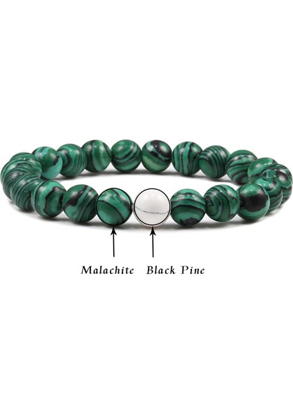 Gül Altın Rengi Çift Mesafe Doğal Taş Örgülü Bilezikler Yeşil Malakit Bilezik Kadın Erkek En Iyi Arkadaş El Yapımı Takı Hediyeler (Yurt Dışından) indirimleri