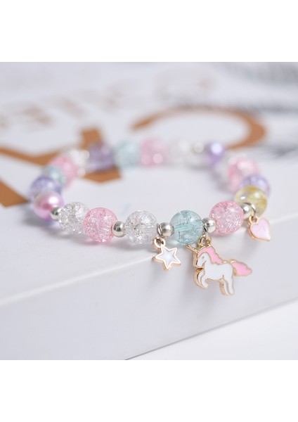 Stil 10 Makersland Küçük Kız Bilekliği Çocuk Bilekliği Boncuklu Kristal Kız Çocuk Bilekliği Sevimli Kolye Boncuklu Bileklik Kız Arkadaş Takı (Yurt Dışından) fiyatları