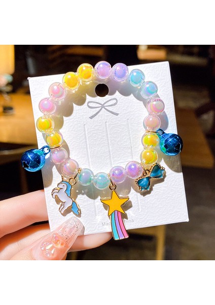 Stil 10 Makersland Küçük Kız Bilekliği Çocuk Bilekliği Boncuklu Kristal Kız Çocuk Bilekliği Sevimli Kolye Boncuklu Bileklik Kız Arkadaş Takı (Yurt Dışından) fırsatları