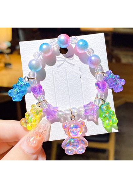 Stil 10 Makersland Küçük Kız Bilekliği Çocuk Bilekliği Boncuklu Kristal Kız Çocuk Bilekliği Sevimli Kolye Boncuklu Bileklik Kız Arkadaş Takı (Yurt Dışından) indirimleri