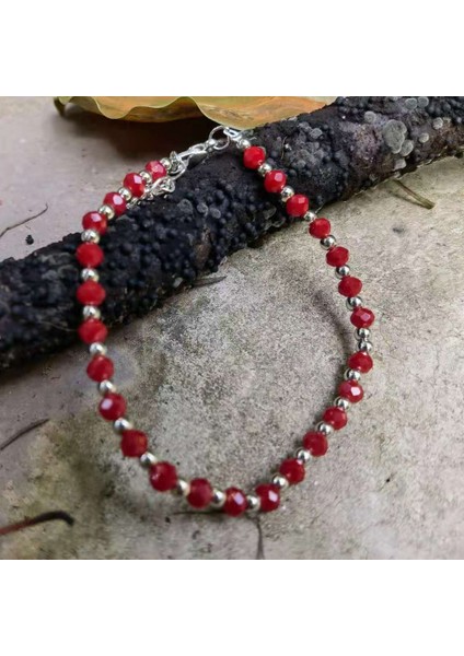 A8 Opal Bilezik, Ekim Doğum Taşı Bileziği Labradorit Bilezik Labradorit Pirinç Mavi Işık Boncuklu Katmanlı Bilezik (Yurt Dışından)