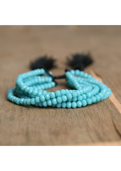 Yeşil Oaııte Miyuki Püsküllü Bilezik Kadınlar Için Katmanlı Kristal Boncuklu Bileklik Pulseras Femme Ayarlanabilir Boho Mücevher Dropship (Yurt Dışından) fırsatları