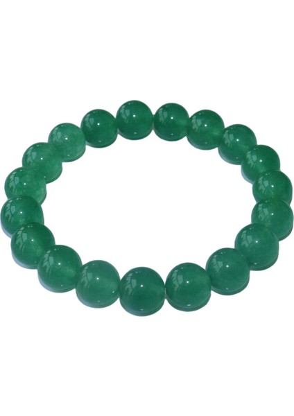 10MM Tarzı Yeşil Doğal Taş Bileklik Erkekler Akik Cam Şifa Denge Boncuk Reiki Buddha Dua Yoga Bilezik Kadınlar (Yurt Dışından)