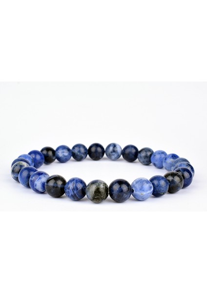 21CM Tarzı No.21 Boyutu Lapis Lazuli Bileklik Erkek Doğal Şifa Enerjisi Lazuli Bilezik Cilalı 8mm Lazurit Boncuk Bilezik Kadın Takı Hediye (Yurt Dışından)