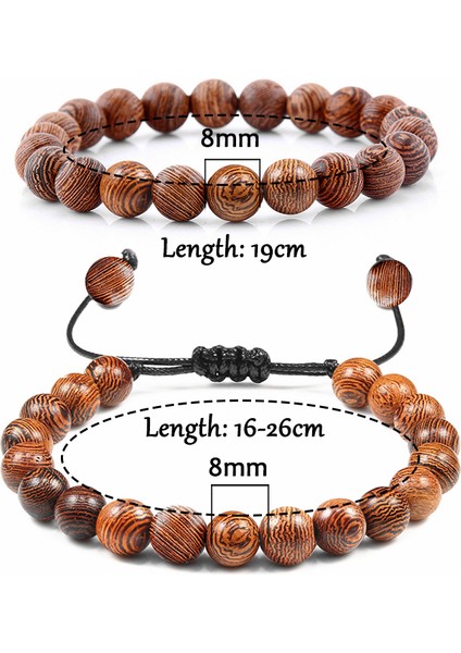 Stil 1 Dua Bilekliği Doğal Ahşap Boncuklu Tespih Meditasyon Buddha Bilezik Erkekler Kadınlar Yoga Şifa Denge Takı Hediye (Yurt Dışından) fırsatları