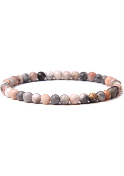 4 mm Stil Zebra Taşı Doğal Iyileştirici Enerji Mineralli Takı Kadınlar Vintage Pulsera Erkekler Gri Labradorit Sarı Aventurin Taş Boncuk Bilezikler (Yurt Dışından)