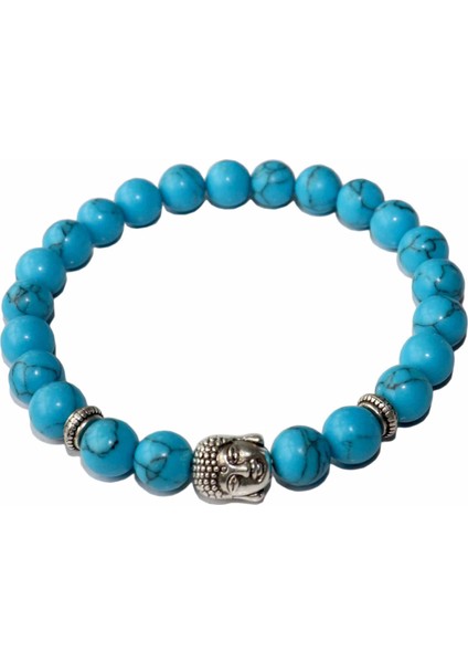 Ametist 8 mm Buddha Baş Taşı Erkek Boncuklu Takı Lava Agat Kaplan Gözü Taş Boncuklu Bilezik Parti Hediye Esnek Yoga Takı (Yurt Dışından) modelleri