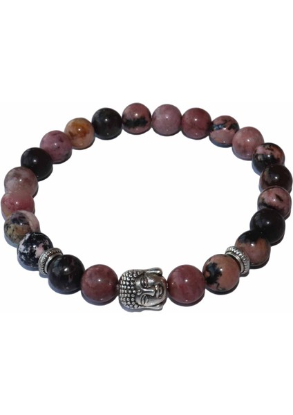 Ametist 8 mm Buddha Baş Taşı Erkek Boncuklu Takı Lava Agat Kaplan Gözü Taş Boncuklu Bilezik Parti Hediye Esnek Yoga Takı (Yurt Dışından) indirimleri