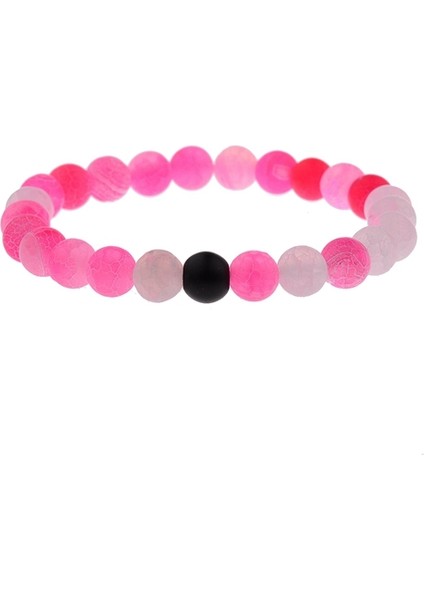 A6 7 Stil Şans Çiftler Vintage Bileklik Kadın Erkek Moda Doğal Taş Yin Yang Boncuk Bilezikler 8mm Yoga Takı (Yurt Dışından)