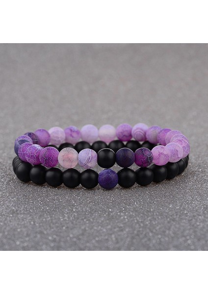 A6 7 Stil Şans Çiftler Vintage Bileklik Kadın Erkek Moda Doğal Taş Yin Yang Boncuk Bilezikler 8mm Yoga Takı (Yurt Dışından) fırsatları