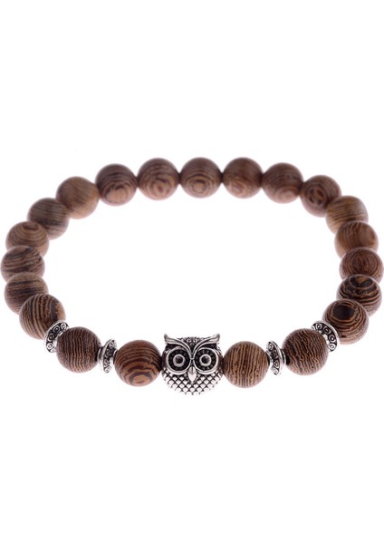 No.24 Boyutu Moda 8mm Doğal Ahşap Boncuklu Bilezik Erkekler Ethinc Meditasyon Millettia Laurentii Bilezik Kadınlar Dua Takı Yoga Bilezikler (Yurt Dışından)