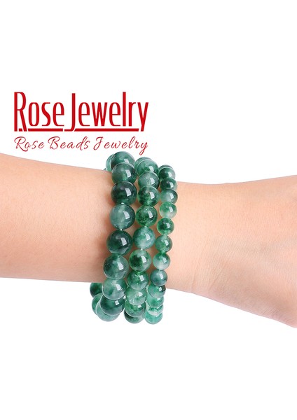 4mm Tarzı Yosun Yeşim Boncuk Yeşim Jades Bilezik Doğal Taş Esnek Kordonlu Yoga Enerji Dengesi Takı Bilezik Şanslı Kadınlar ve Erkekler Için Hediye (Yurt Dışından) fırsatları