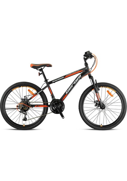 Magnum - 24" - Mtb - 14' - 21 Vites - V.b - Mat Siyah-Neon Turuncu/gri